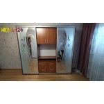 Шкаф купе с нишей под ТВ фото от Мебель-24