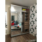 Двухдверный шкаф купе с зеркалами от Мебель-24
