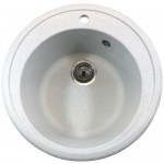 Мийка гранітна кругла 505 біла ТМ Mebel-24