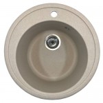 Мийка гранітна кругла 505 бежева ТМ Mebel-24