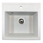 Мийка гранітна квадратна 4250 біла ТМ Mebel-24