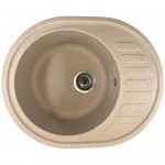 Мийка гранітна овальна 6250 бежева ТМ Mebel-24