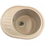 Мийка гранітна овальна 6250 бежева ТМ Mebel-24