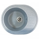 Мийка гранітна овальна 6250 сіра ТМ Mebel-24