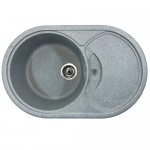 Мийка гранітна овальна 7850 сіра ТМ Mebel-24