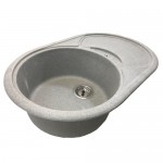 Мийка гранітна овальна 7850 сіра ТМ Mebel-24