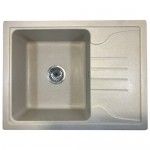 Мийка гранітна прямокутна 6750 бежева ТМ Mebel-24