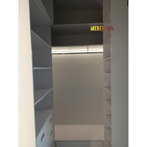 Белая гардеробная комната от ТМ Mebel-24