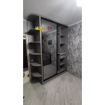 Шафа купе із дзеркалом графіт від ТМ Mebel-24