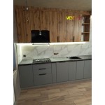 Встроенная кухня с подсветкой фото отчёт ТМ Mebel-24