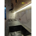 Встроенная кухня с подсветкой фото отчёт ТМ Mebel-24