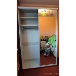 Шафа купе з профілем Баварія білий фото