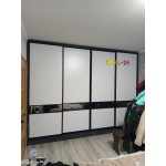 Шкаф купе дуб макадамия фото от ТМ Mebel-24