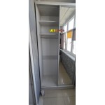 Шкаф купе на балкон серый от Мебель-24