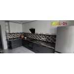 Кухня кутова сіро-біла від Меблі-24