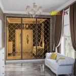 Шафа купе дзеркала бронза Ромб від TM Mebel-24