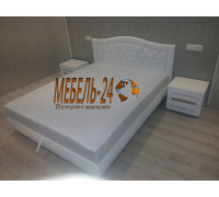 Кровать с прикроватными тумбами фото