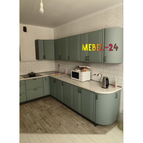Кухня угловая крашенная Soft-Touch ТМ Mebel-24