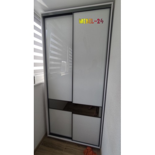 Шкаф купе на балкон под заказ фото от Mebel-24