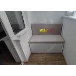 Шкаф купе на балкон под заказ фото от Mebel-24