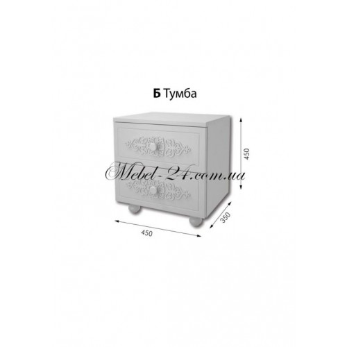 Тумба приліжкова Б "Богема" МДФ
