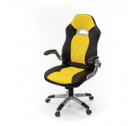 Кресло Форсаж-8 PL GTR TILT чёрно-жёлтый