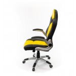 Кресло Форсаж-8 PL GTR TILT чёрно-жёлтый А-Клас