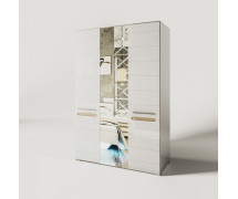 Шкаф 3Д Бианко с зеркалом