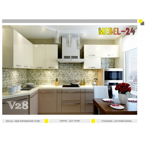 Кухня кутова модерн V28 від ViANT