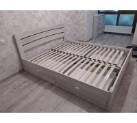 Ліжко двоспальне Грін з ящиками