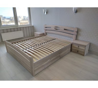 Ліжко двоспальне Кантрі Плюс з ящиками