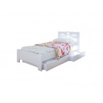 Ліжко односпальне Кантрі з ящиками