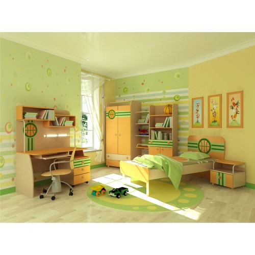 Спальня зеленая Bs-1 Active от Мебель-24