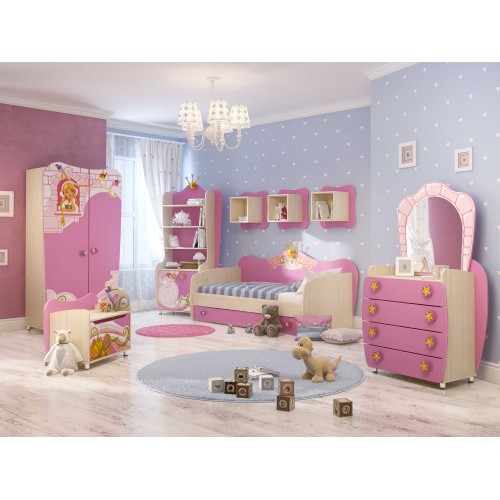 Спальня розовая Cn-1 Cinderella от Мебель-24
