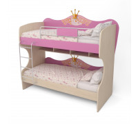 Двухъярусная кровать розовая Cn-12 Cinderella