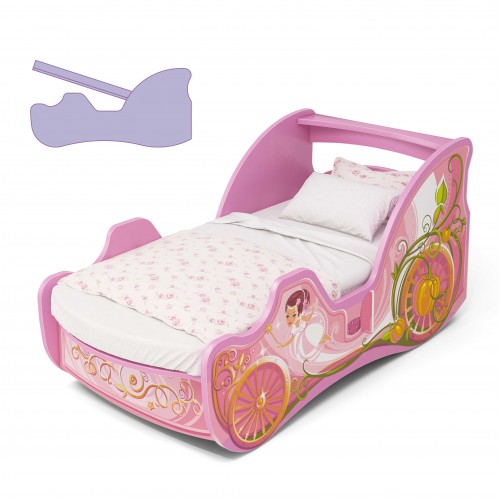 Ліжко-карета рожева Cn-11/70mp Cinderella від Меблі-24