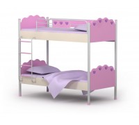Двоярусне ліжко Pn-12 Pink