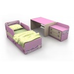 Кровать манеж Pn-30 Pink от Мебель-24