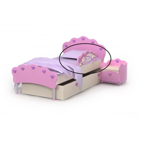 Защитная боковина к кровати Pn-20 Pink от Мебель-24