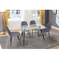 Стол кухонный Эшли и стулья Ембер-F