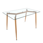 Стол Джангл Glass и стулья Джастин от Мебель-24