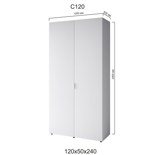 Шкаф Сота С-120 белый от Мебель-24