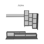 Гостиная Лора 2 Svit Mebliv