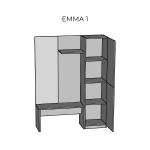 Прихожая Емма 1 от Світ Меблів