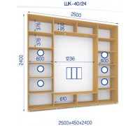 Шафа купе ШК-40/24