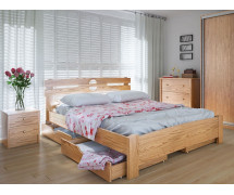 Кровать двуспальная Кантри с ящиками