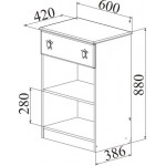 Комод Мауглі МДМ-6