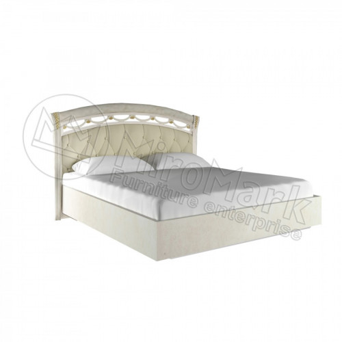 Кровать 1,6 Rosella Радика Беж мягкая спинка