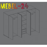 Шкаф 6Д Ромбо Світ Меблів