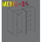 Шкаф 4Д Ромбо Світ Меблів